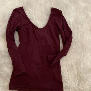 Burgundy  shirt
